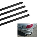 4 Auto Paraurti Posteriore Bordo Protezione Adesivo nero 260x15mm universale
