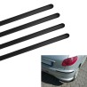 4 Auto Paraurti Posteriore Bordo Protezione Adesivo nero 260x15mm u...