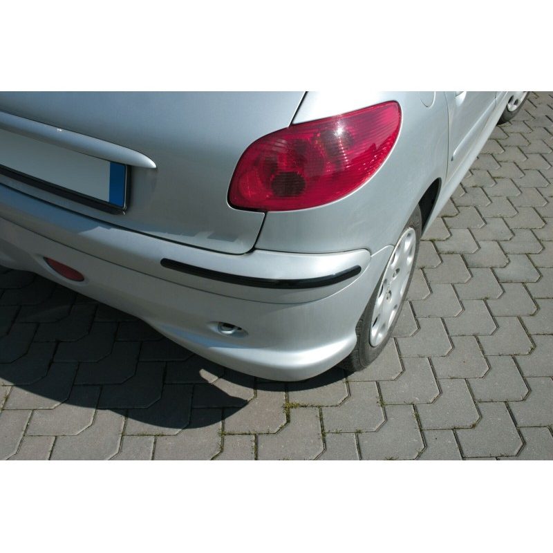 4 Auto Paraurti Posteriore Bordo Protezione Adesivo nero 260x15mm u...