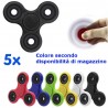 5x fidget spinner antistress cuscinetto sfera rilassante anti stress tascabile