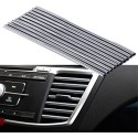 10 strisce cromate bocchette aria condizionata bordi universali griglia auto