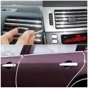 10 strisce cromate bocchette aria condizionata bordi universali griglia auto