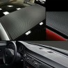 Hongu Rotolo Adesivo Effetto Carbonio 3D Pellicola Auto 152x180cm S...