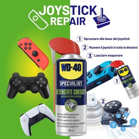 WD 40 WD40 Specialist detergente contatti 400ml spray asciugatura rapida pulizia