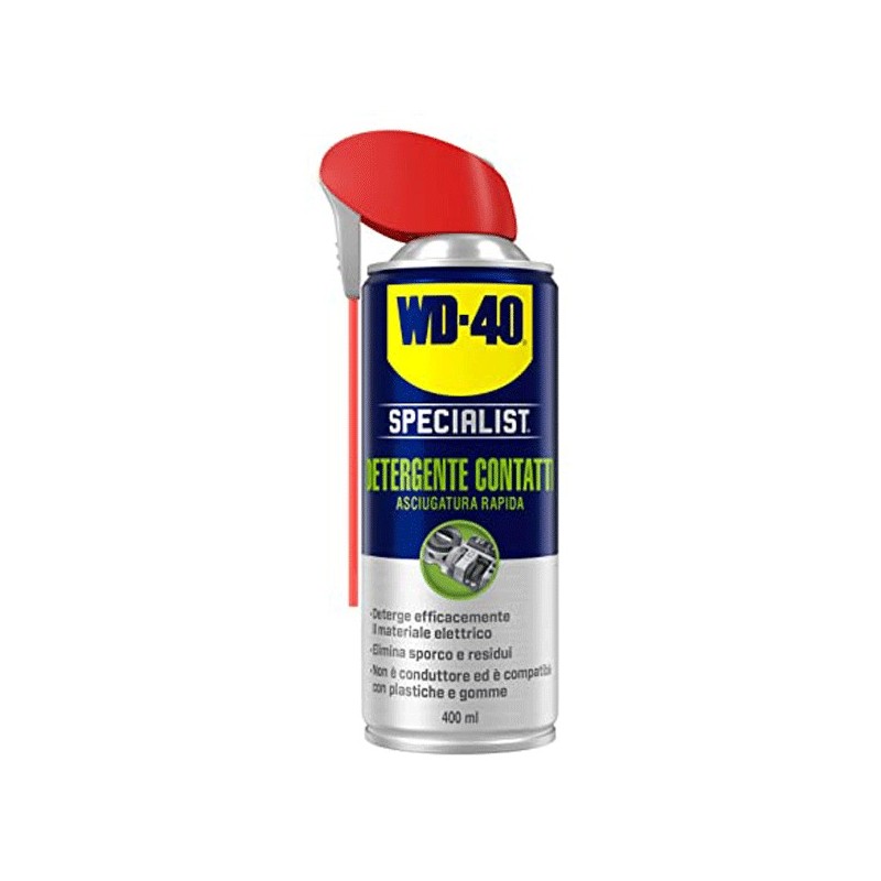 WD 40 WD40 Specialist detergente contatti 400ml spray asciugatura rapida pulizia