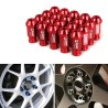 Hongu Kit 20 bulloni dadi ruota cerchi auto dado alluminio corsa tu...