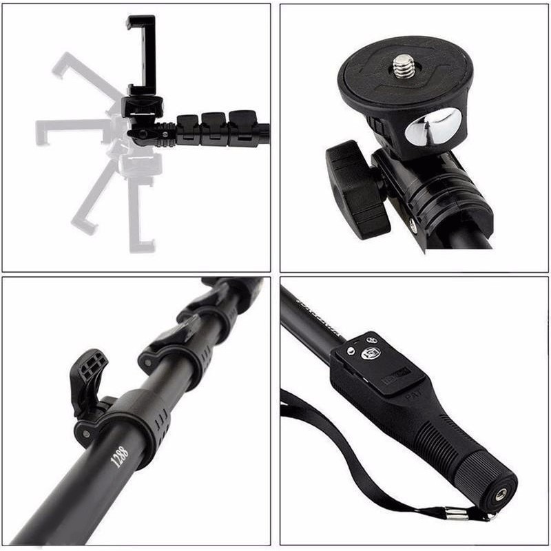 BASTONE ASTA SELFIE TELECOMANDO BLUETOOTH IPHONE IOS ANDROID STICK ...