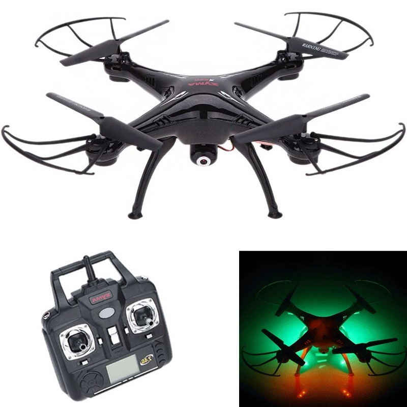 Generico Drone fotocamera Quadricottero HD 360° Camera Video Foto h...