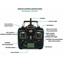 Drone fotocamera Quadricottero HD 360° Camera Video Foto headless LED 2,4GHz