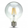 E27 Lampadina luce calda 3000K illuminazione LED casa lampada 6W Fi...