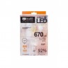 E27 Lampadina luce calda 3000K illuminazione LED casa lampada 6W Fi...