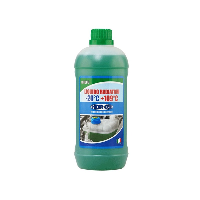 Liquido protettivo radiatori 1L  antigelo temperatura auto Verde Anticorrosione