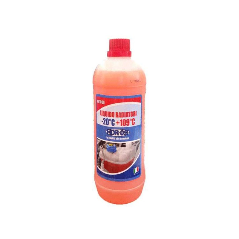 Liquido protettivo radiatori 1L antigelo temperatura auto Rosso Anticorrosione