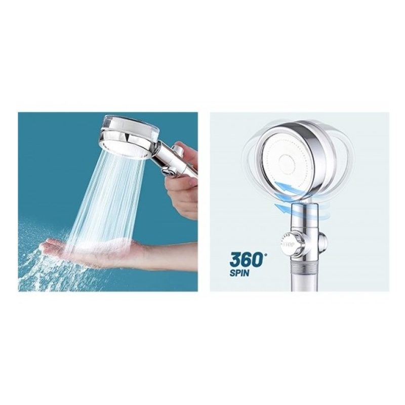 SOFFIONE DOCCIA LED COLORATO DOCCINO BAGNO DOCCETTA LUMINOSO BRACCI...