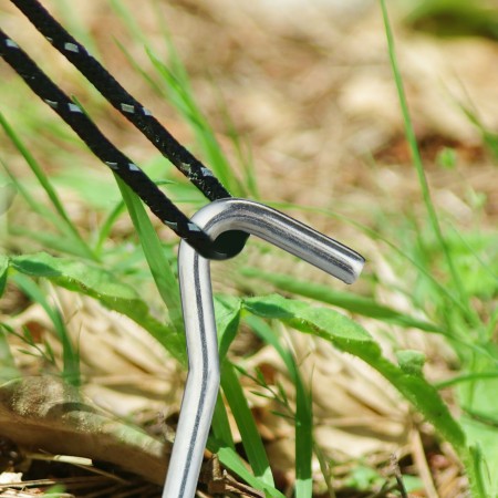 6 PICCHETTI TENDA CAMPEGGIO PER FISSAGGIO TERRENO COPERTURE TENDITELO GAZEBO