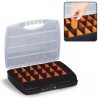Valigetta cassetta porta Attrezzi organizer PORTAMINUTERIA 23 scomp...