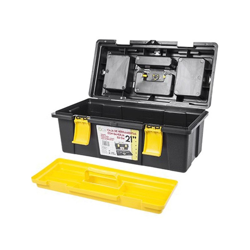 CASSETTA VALIGIA BORSA PORTA ATTREZZI LAVORO PORTAUTENSILI 21" VASSOIO CASA