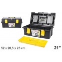 CASSETTA VALIGIA BORSA PORTA ATTREZZI LAVORO PORTAUTENSILI 21" VASSOIO CASA