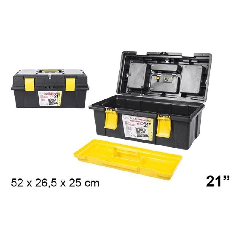 CASSETTA VALIGIA BORSA PORTA ATTREZZI LAVORO PORTAUTENSILI 21" VASS...