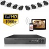Hongu Kit 8 telecamere sorveglianza HD IP66 videocamera DVR Home se...