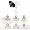 Hongu Kit 8 telecamere sorveglianza HD IP66 videocamera DVR Home se...