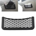 Tasca larga adesiva porta oggetti net elasticizzata plastica auto porta telefono