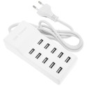 Multipresa Caricatore Stazione di ricarica Rapida 10 porte USB 50W 10A Docking