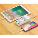 Multipresa Caricatore Stazione di ricarica Rapida 10 porte USB 50W 10A Docking