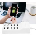 Multipresa Caricatore Stazione di ricarica Rapida 10 porte USB 50W 10A Docking