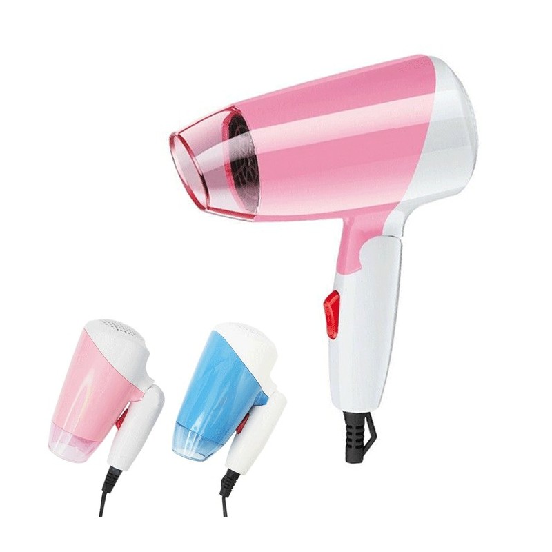 ASCIUGACAPELLI PHON FONO 1200W PIEGHEVOLE PORTATILE VIAGGIO PALESTRA CAPELLI 