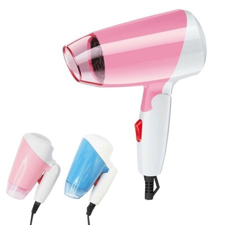 ASCIUGACAPELLI PHON FONO 1200W PIEGHEVOLE PORTATILE VIAGGIO PALESTRA CAPELLI 