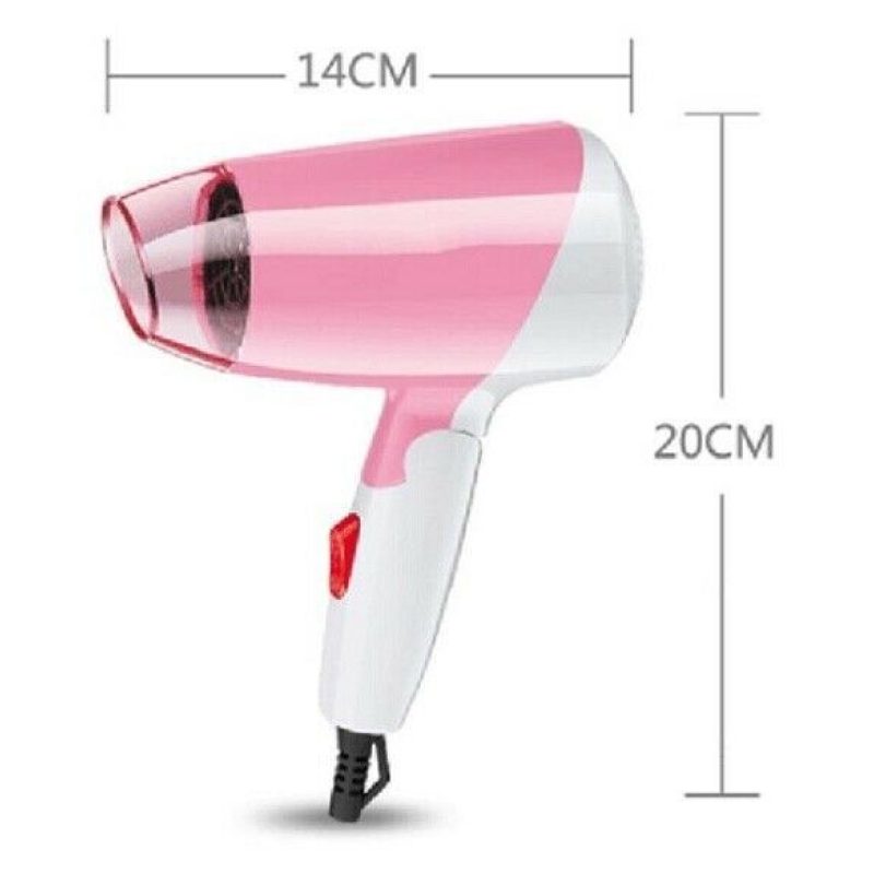 ASCIUGACAPELLI PHON FONO 1200W PIEGHEVOLE PORTATILE VIAGGIO PALESTR...