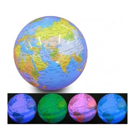 Mappamondo elettrico girevole rotante luminoso casa ufficio Globo Gioco terra