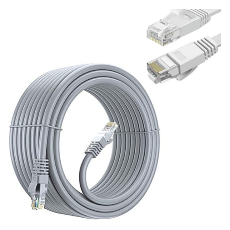 Hongu CAVO ETHERNET DI RETE LAN PROLUNGA CAT6 10 15 20 30M METRI MO...