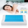 Hongu Cuscino Cervicale Memory Foam Gel Guanciale Letto Ortopedico ...
