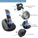 CARICATORE CONTROLLER PLAYSTATION 4 DOPPIA STAZIONE DOCKS PS4 JOYSTICK RICARICA