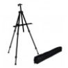 Cavalletto treppiedi pittura tela alluminino 160cm custodia borsa sacca