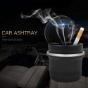 Posacenere per Auto con Luce LED Posacenere Antiodore Portaoggetti Universale