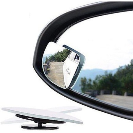 2X Specchietto retrovisore Ausiliare Grandangolo convesso Auto Supplementare