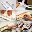 Kit sushi roll maker sushezi roller riso per cucina orientale in casa bazooka