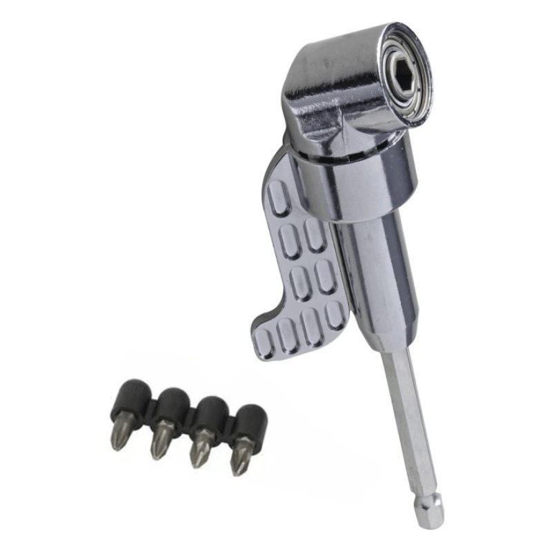 CACCIAVITE GIRAVITE AD ANGOLO PORTA INSERTI PER TRAPANO E AVVITATOR...