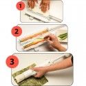 Kit sushi roll maker sushezi roller riso per cucina orientale in casa bazooka