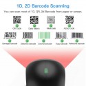 Scanner barcode da banco lettore codici a barre omnidirezionale QR code 2D USB