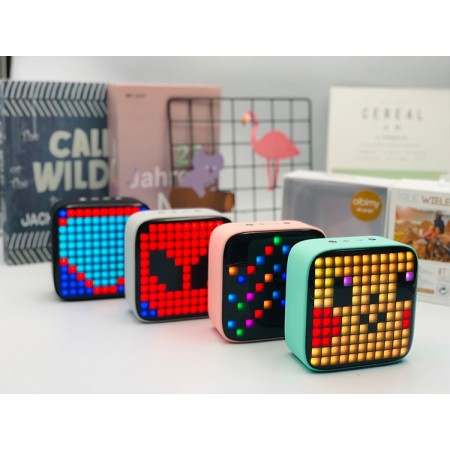Mini Cassa Speaker altoparlante bluetooth RGB effetti Portatile LED Pixel art