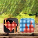Mini Cassa Speaker altoparlante bluetooth RGB effetti Portatile LED Pixel art