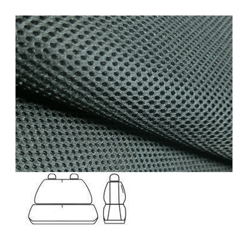 Copri sedili Grigio Furgoni 2+1 posti fodere scuro tessuto coprisedile veicoli