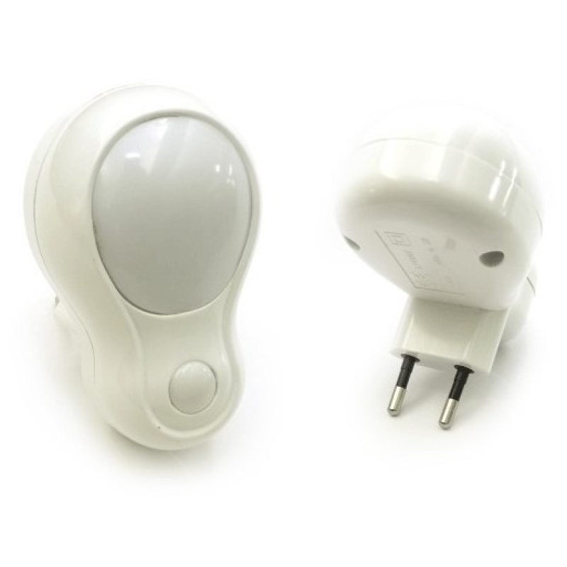 Luce notturna Lampada notte presa LED spina luminosità muro elettri...