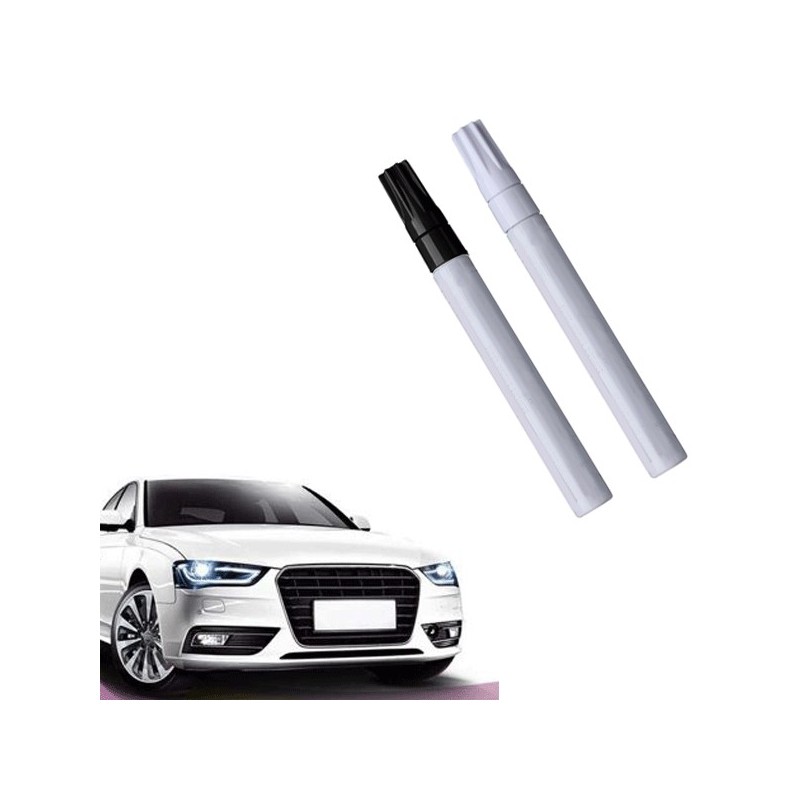 PENNARELLO RITOCCO AUTO VERNICE PER CARROZZERIA PROFESSIONALE NERO BIANCO