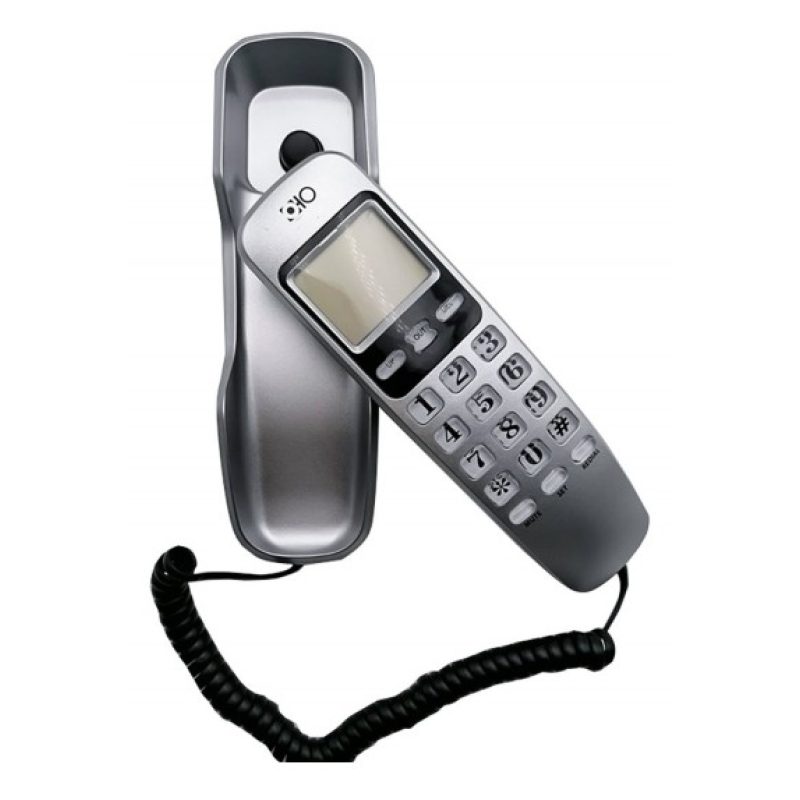 Telefono fisso per ufficio hotel tastierino numerico parete muro ta...
