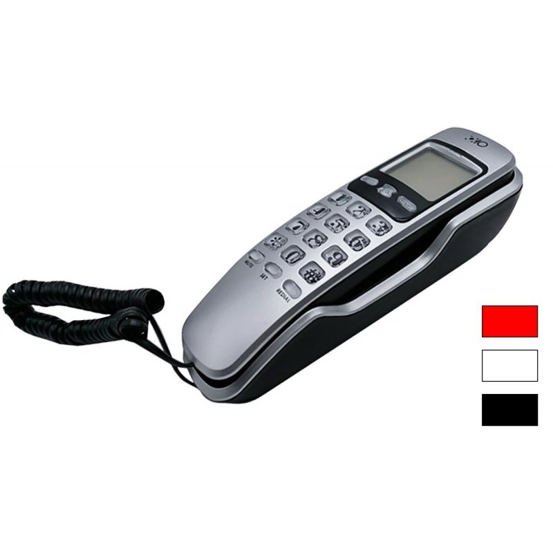 Telefono fisso per ufficio hotel tastierino numerico parete muro ta...